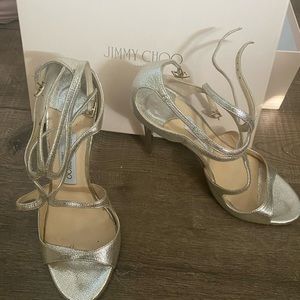 Jimmy Choo Cutout Strappy Sandals